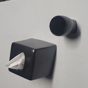 Tissue Box and Bathroom Cup